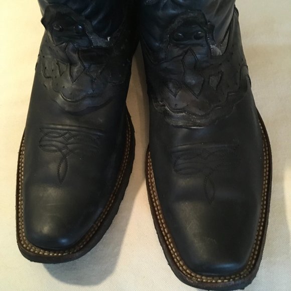 Denver Mountain Leather Western Boots Made In Mexico - Picture 5 of 16